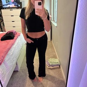 Black Low waisted jeans